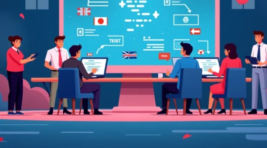 Formation d'anglais en ligne